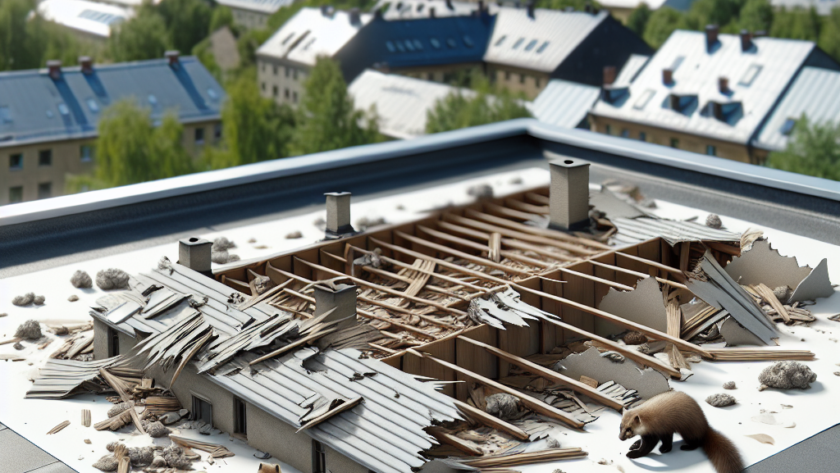 Ile kosztuje naprawa dachu po kunach?