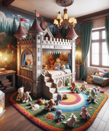 Zamień zwykły pokój w magiczne królestwo z łóżkiem domek