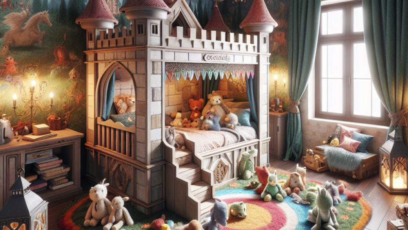 Zamień zwykły pokój w magiczne królestwo z łóżkiem domek