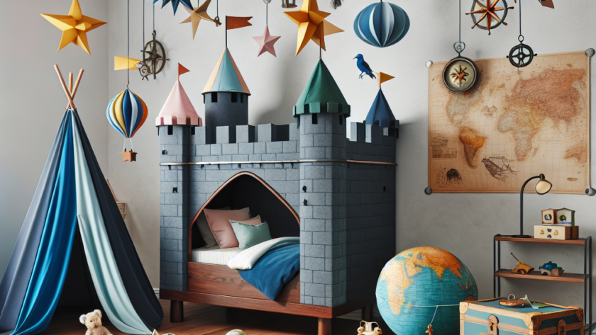 Zbuduj własny zamek! Łóżko domek jako przestrzeń dla młodego odkrywcy
