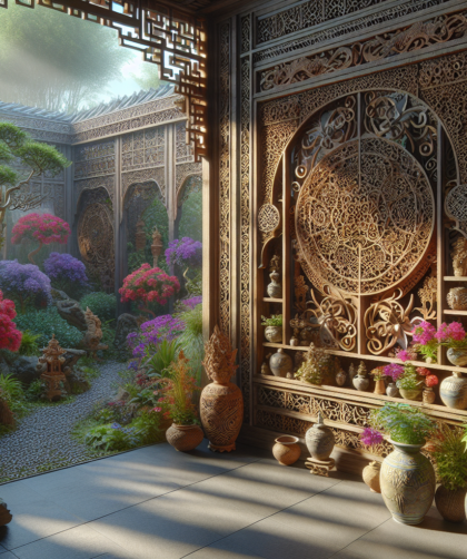 Kratka ażurowa drewniana – jak wykorzystać ją do dekoracji i podziału przestrzeni w ogrodzie?