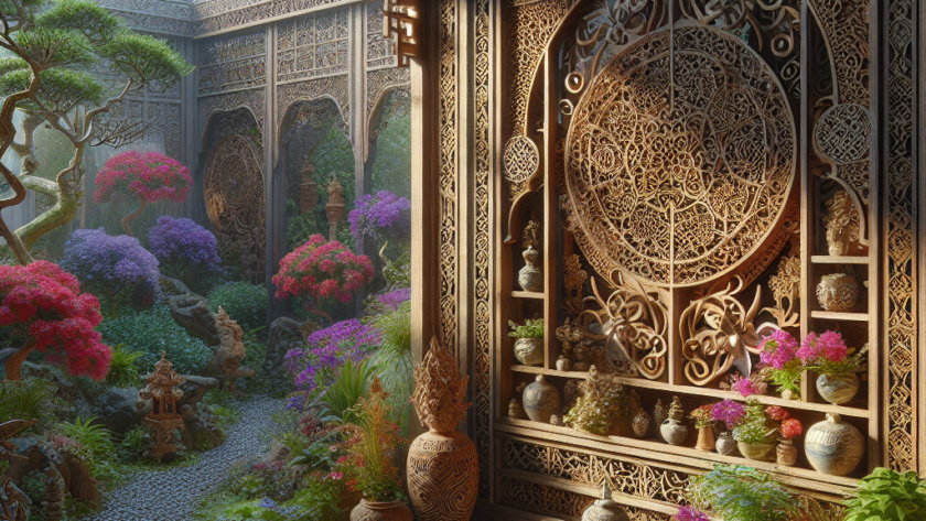 Kratka ażurowa drewniana – jak wykorzystać ją do dekoracji i podziału przestrzeni w ogrodzie?