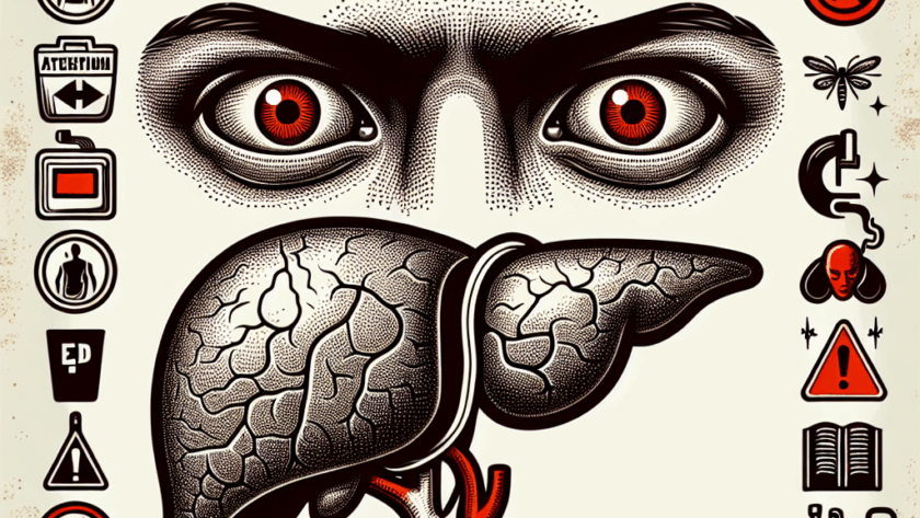 Czy przekrwione oczy mogą wskazywać na problemy z wątrobą?