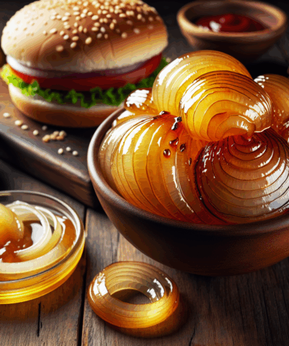Karmelizowana cebula – przepis na świetny dodatek do hamburgera