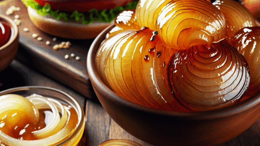 Karmelizowana cebula – przepis na świetny dodatek do hamburgera