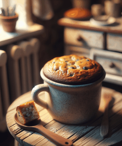 Przepis na ciastko w kubku – szybki deser z mikrofalówki w 3 minuty