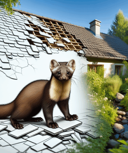 Czy polisa ubezpieczeniowa może pokryć koszty naprawy dachu po kunie?