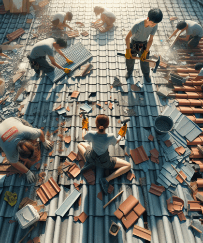 Ile kosztuje naprawa dachu po kunach?