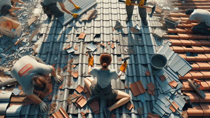 Ile kosztuje naprawa dachu po kunach?