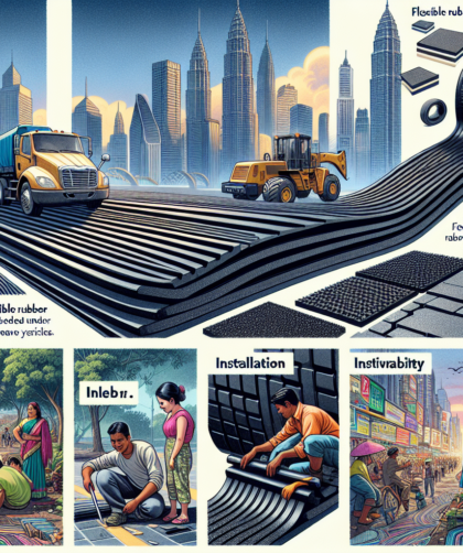 Jakie korzyści dają elastyczne gumowe płyty drogowe?